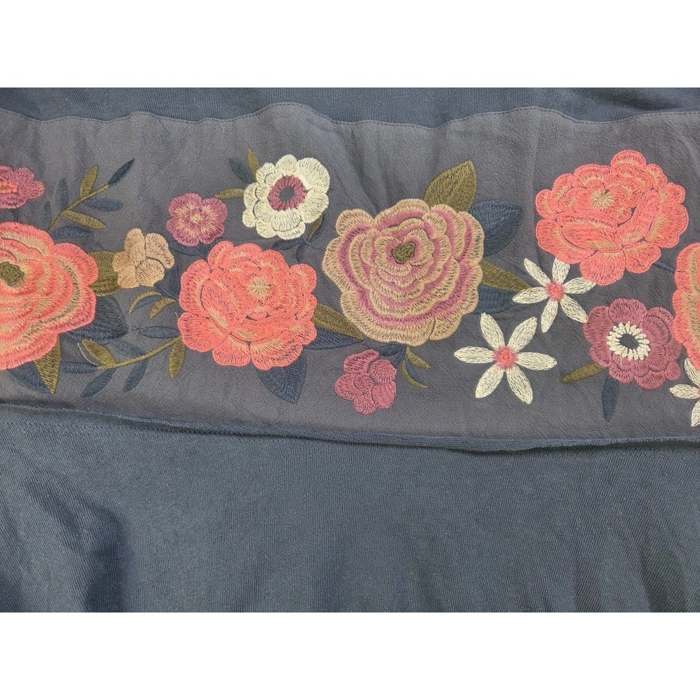Savanna Jane Boho Embroidered Tunic Top 1X/2X Cottagecore Festival - Picture 2 of 9
